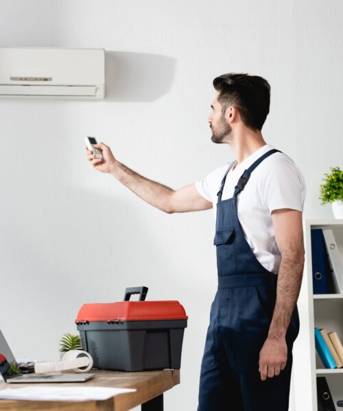 Samsung inverter air conditioning unit installed in a lounge